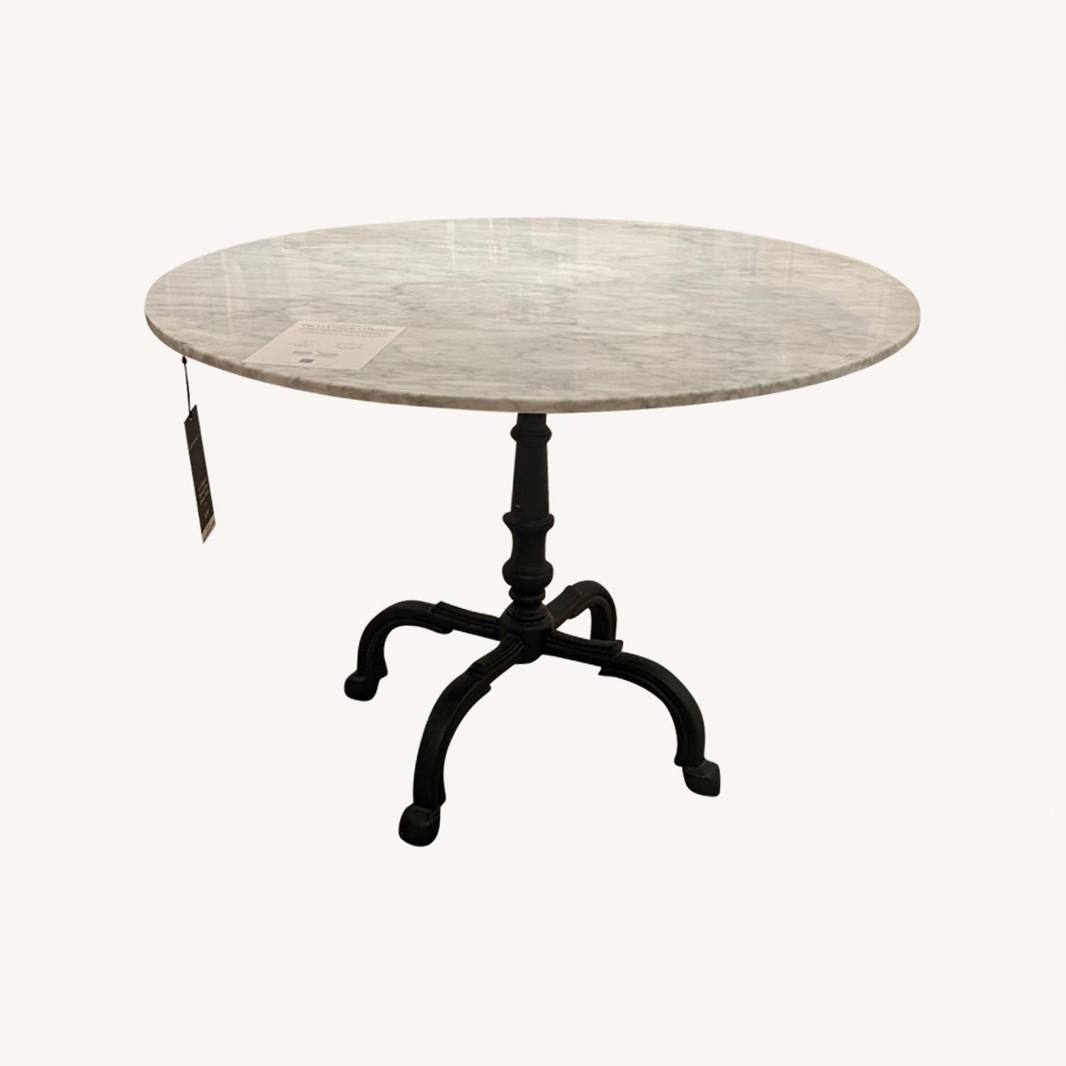 Williams Sonoma La Coupole Marble Round Table - image-0