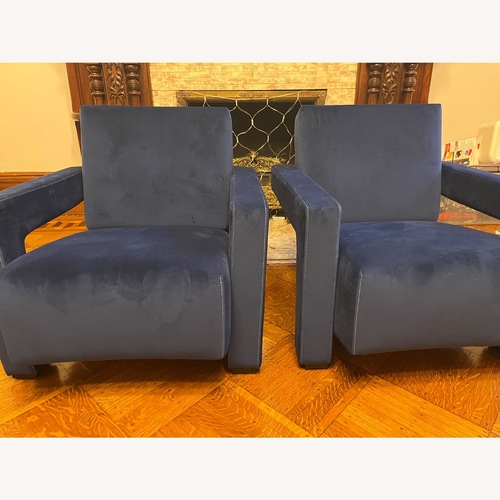 Used Blue Accent Chairs for sale on AptDeco