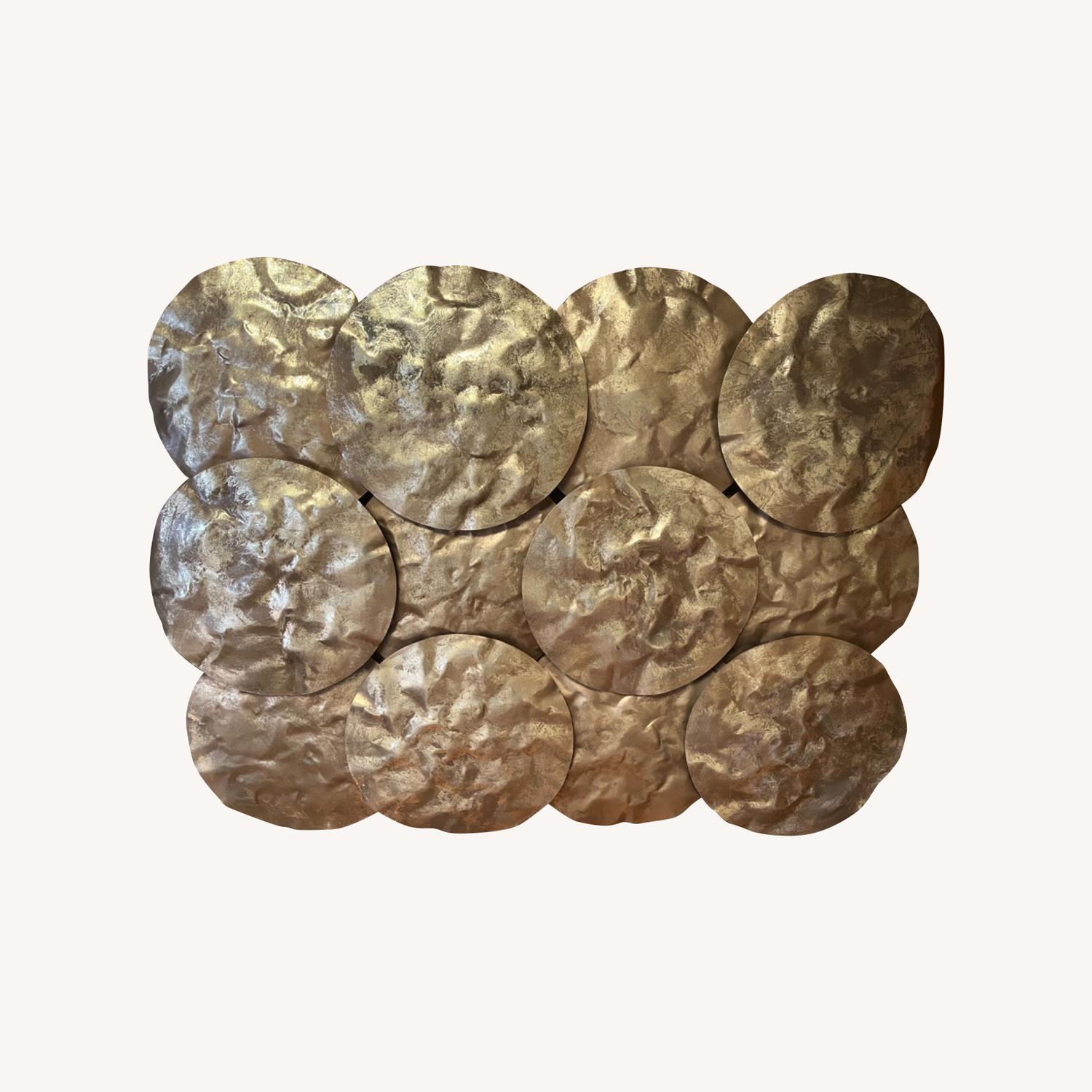 Gold Circle Wall Art AptDeco