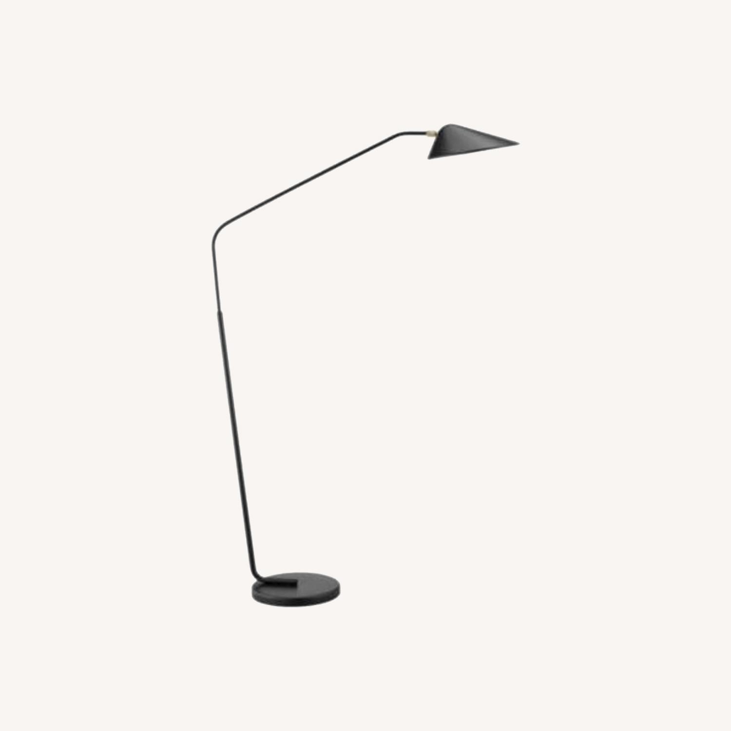 Lite Source Jerome Black Metal Reading Floor Lamp - image-0