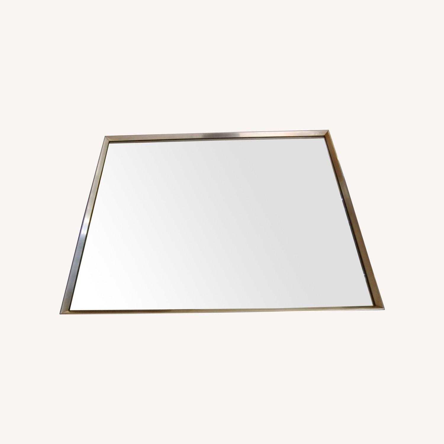 Metal Framed Rectangle Mirror, 2-way Mounting - image-0