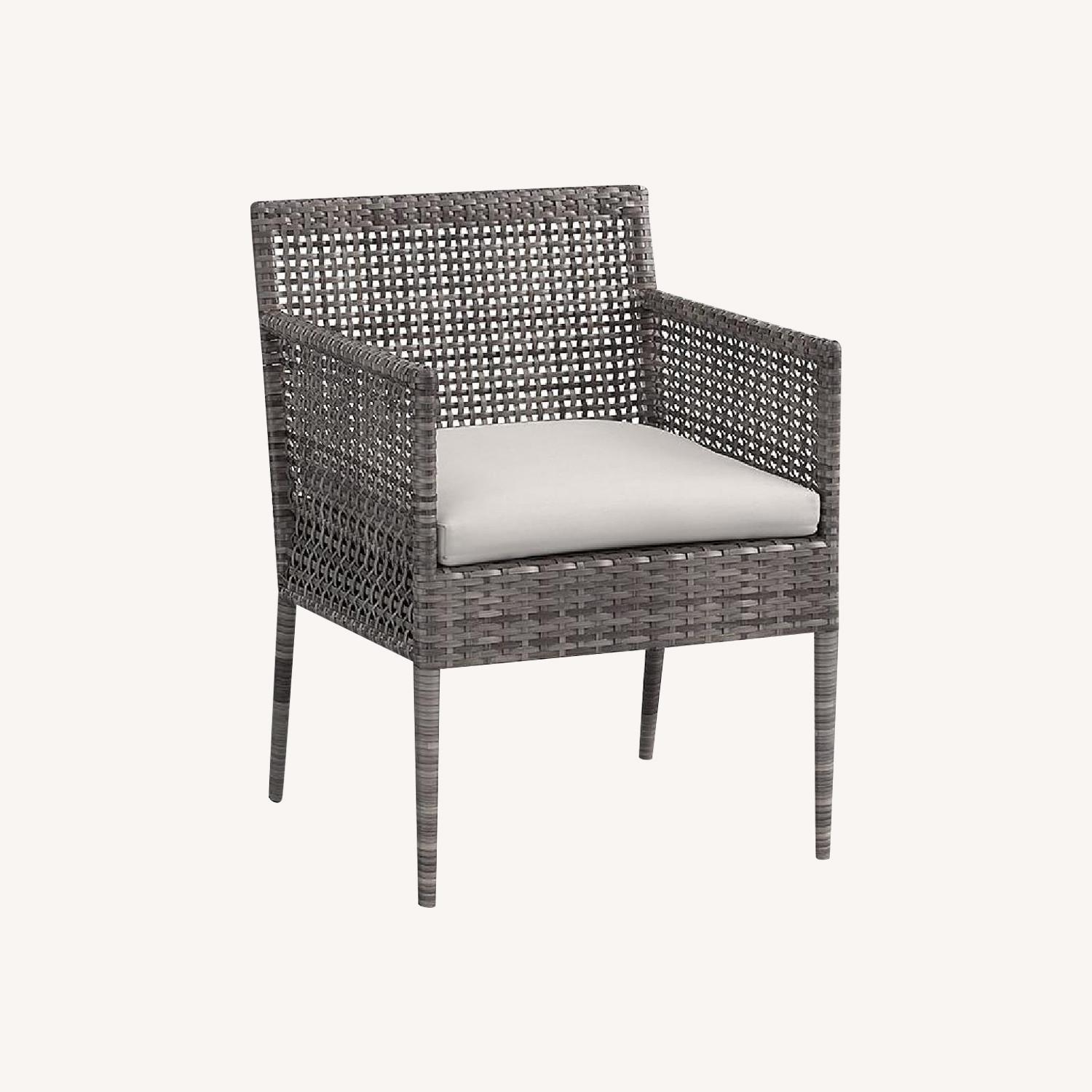 Pottery Barn Cammeray Wicker Dining Chair - image-0