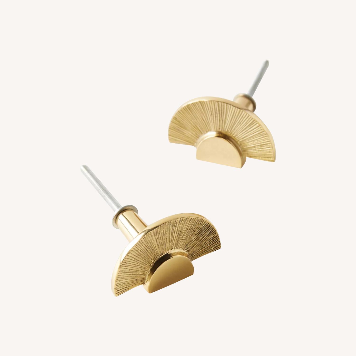 Anthropologie Graham Brass Knobs, Set of 10 AptDeco