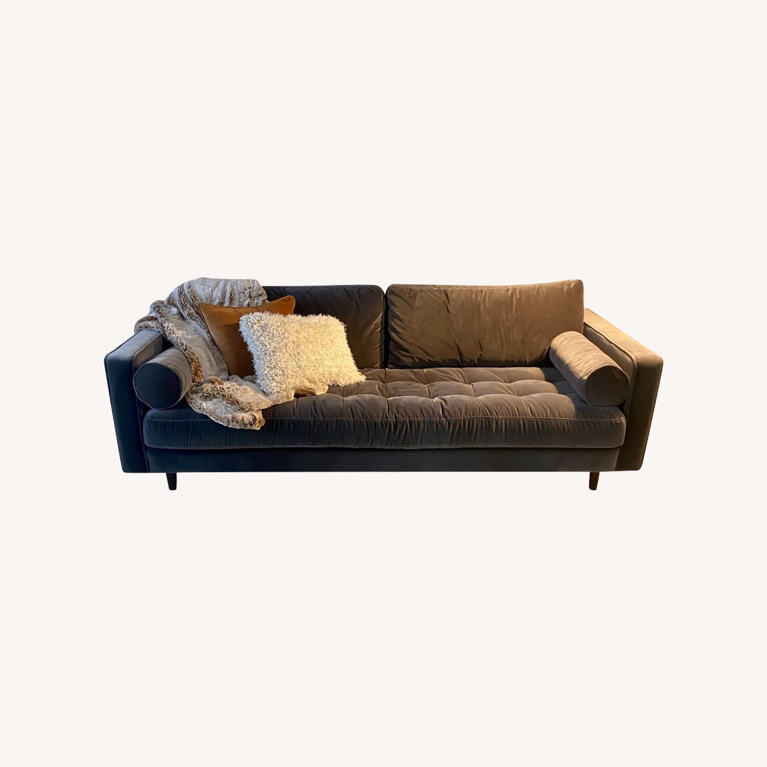 Article Velvet Grey Sofa - image-0