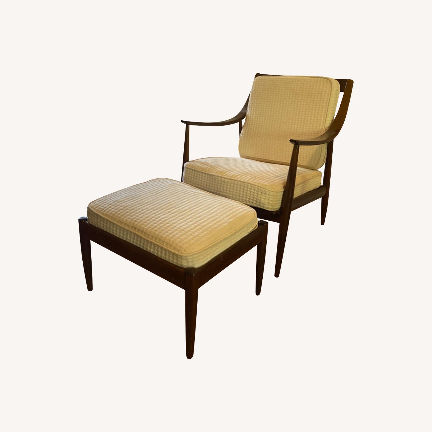 John Stuart Spindle Back Armchair and Ottoman - image-7