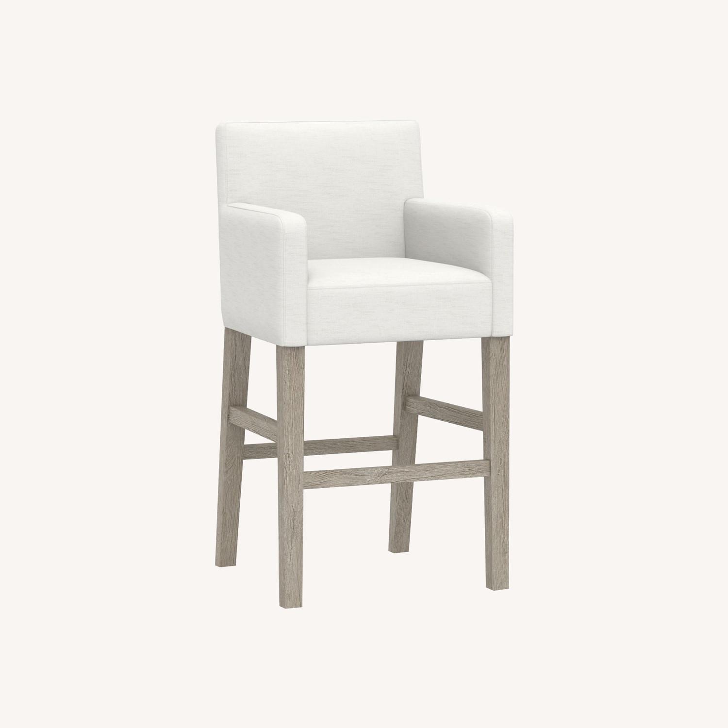Pottery Barn Classic Upholstered Barstool - image-0