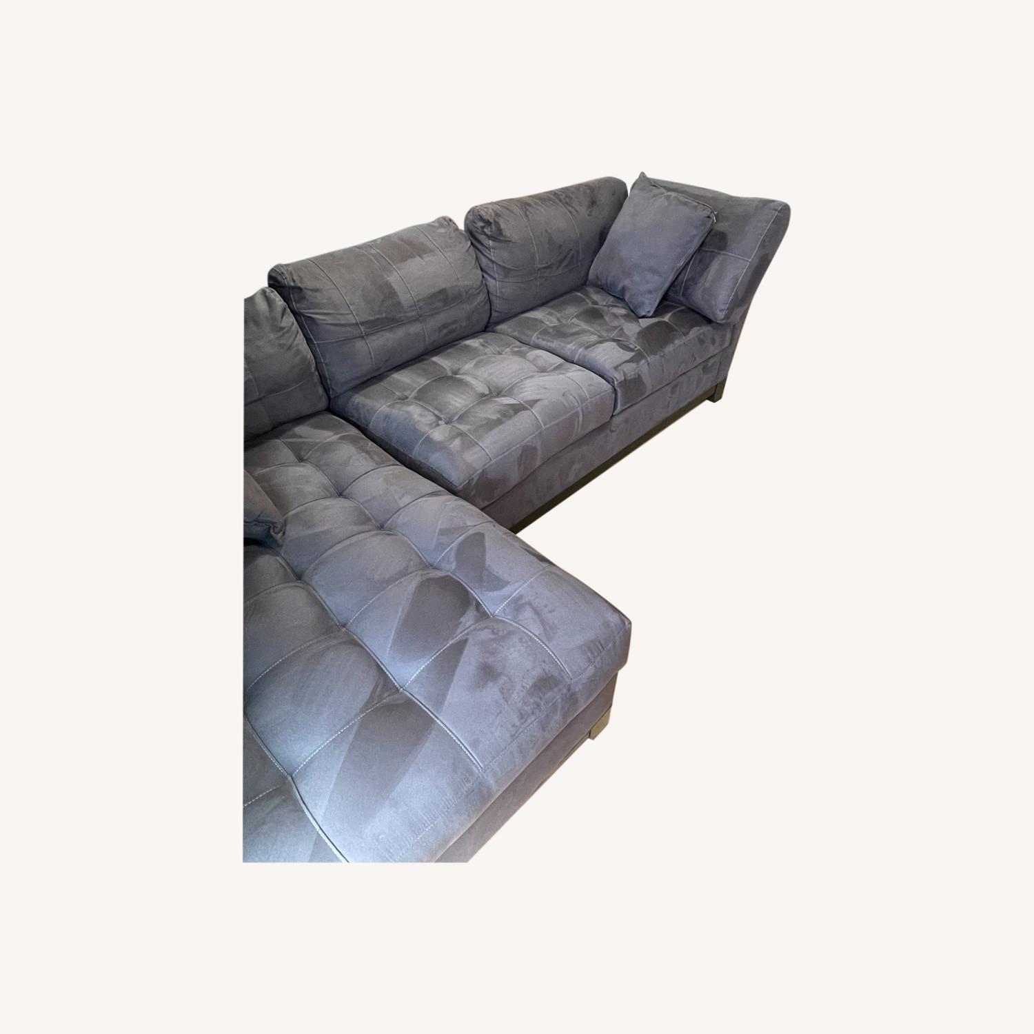 Raymour & Flanigan Cindy Crawford 2 Pc Sectional - image-0