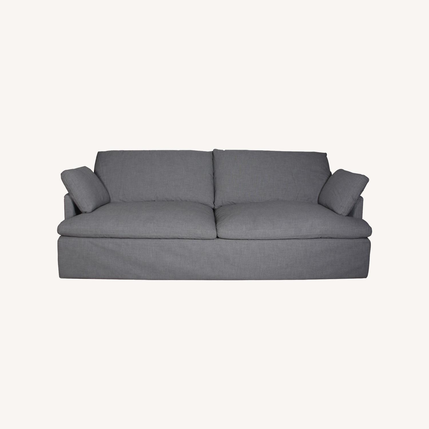 Housse De Fauteuil Restoration Hardware Cloud Track - Bras Droit, Lin Blanc Luxe, Neuf