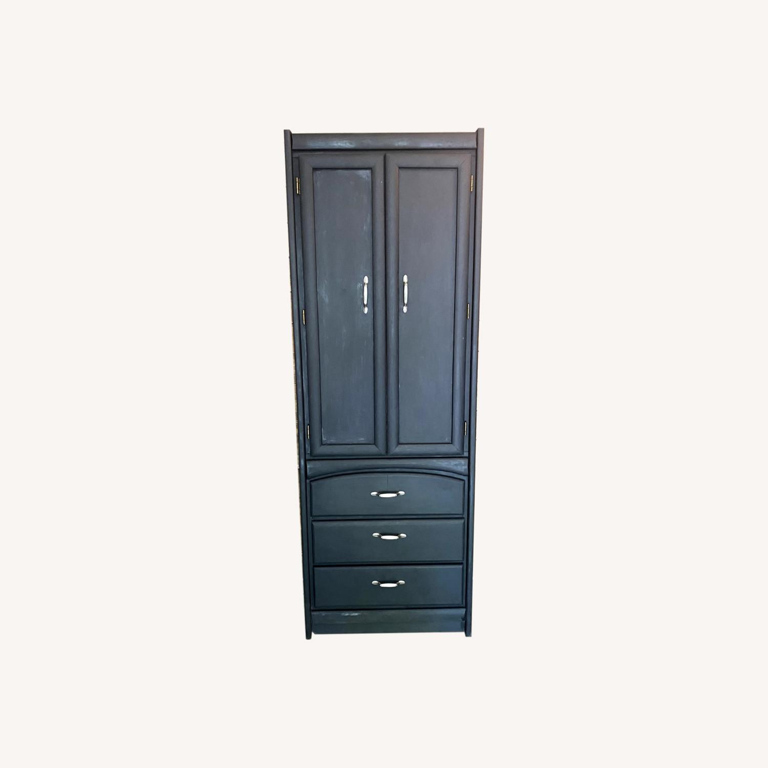 Charcoal Tall Armoire - image-0
