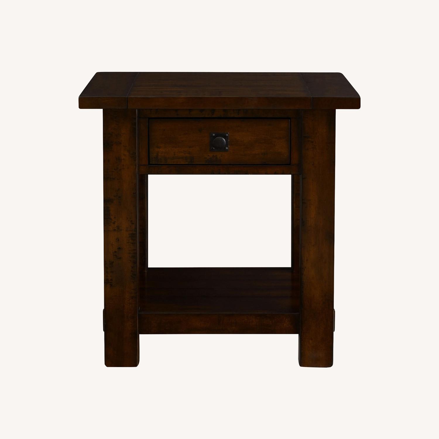 Pottery Barn Benchwright Square End Table - image-0