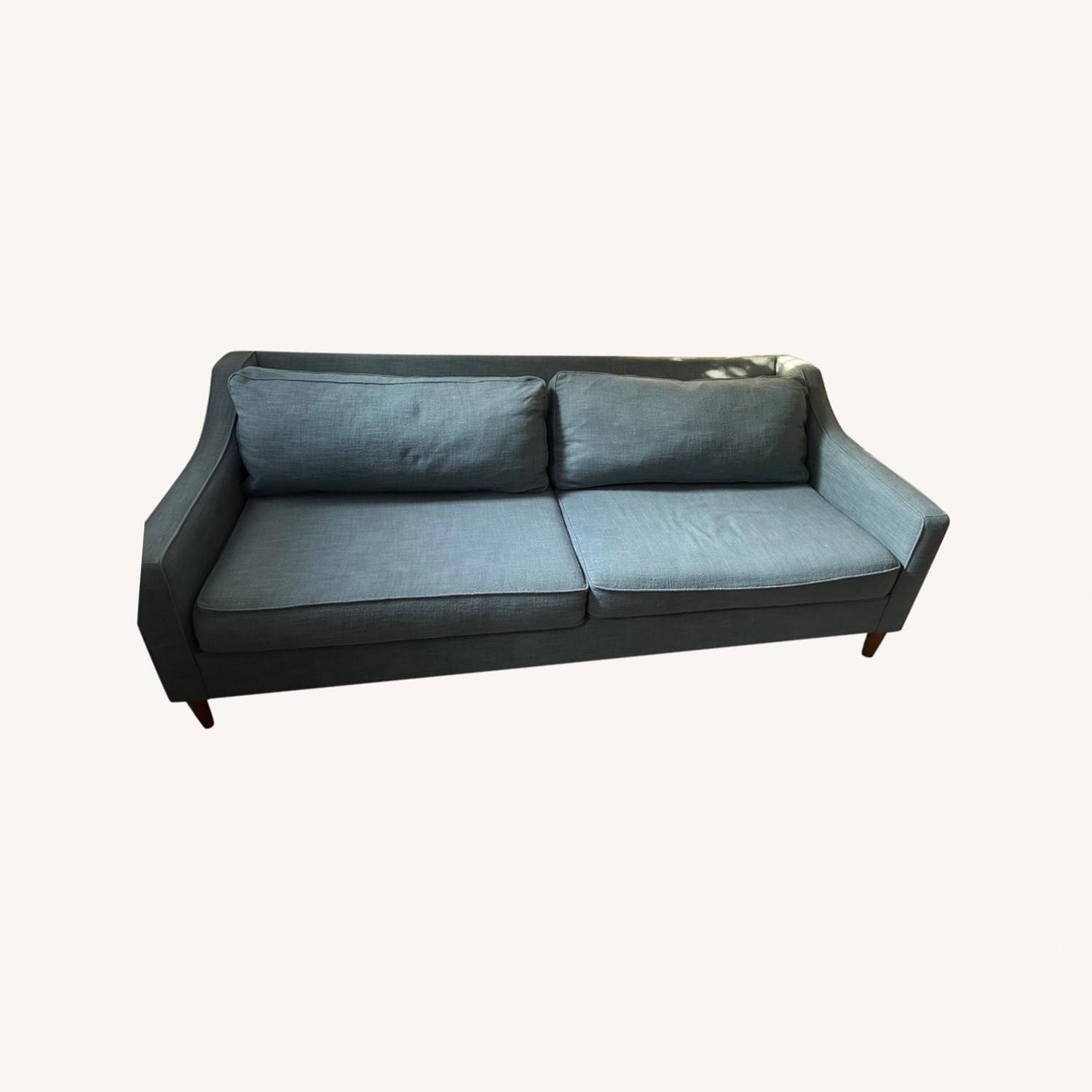 West Elm Paidge Sofa Blue - image-0