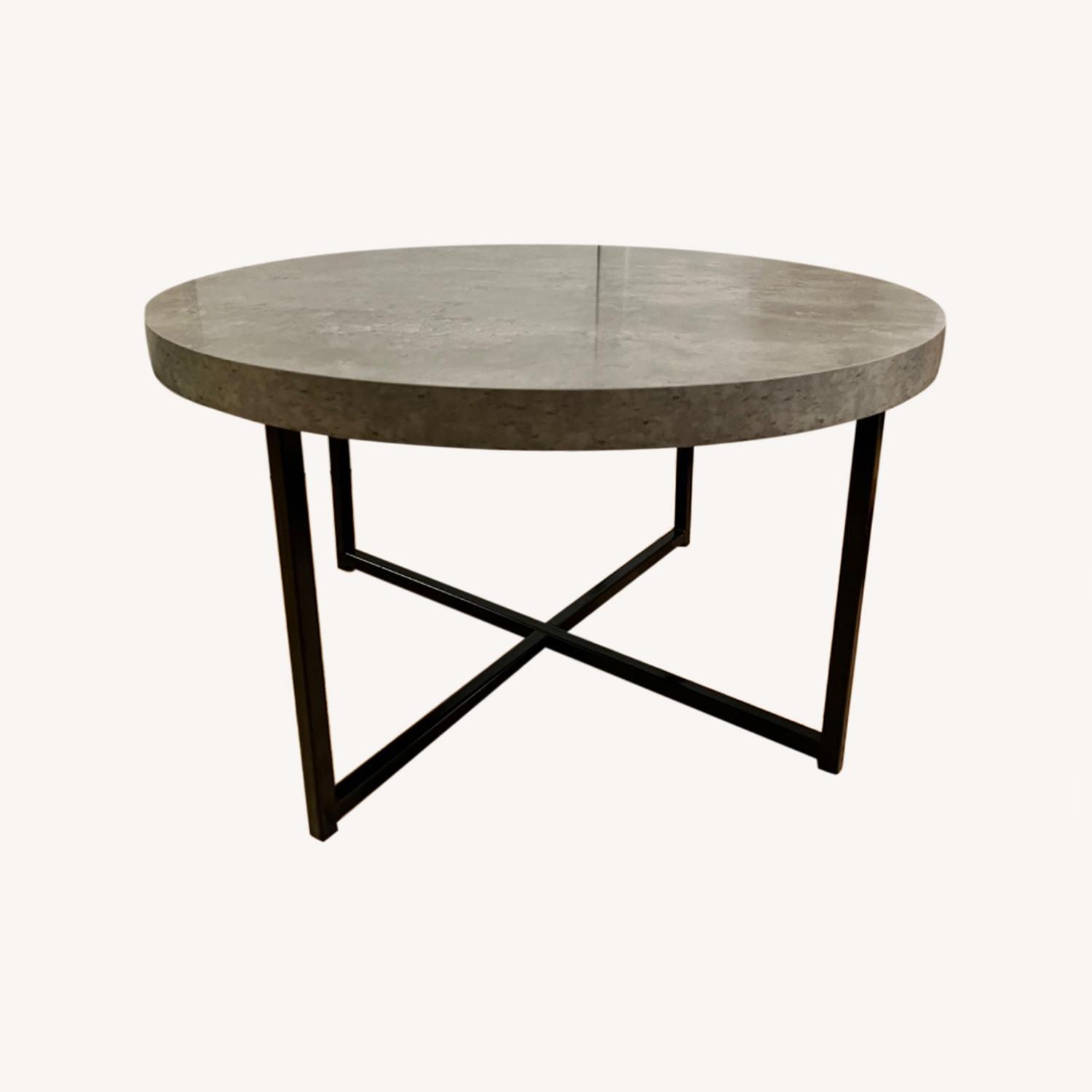 Target Modern Grey Round Coffee Table - image-0