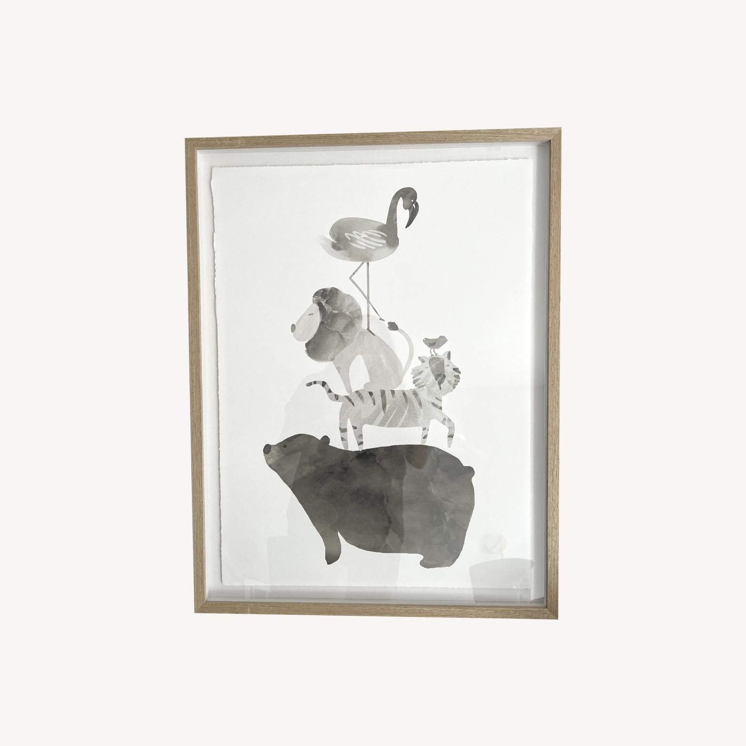 RH Wall Decor for Kid/Baby Room Watercolor Animals - image-0