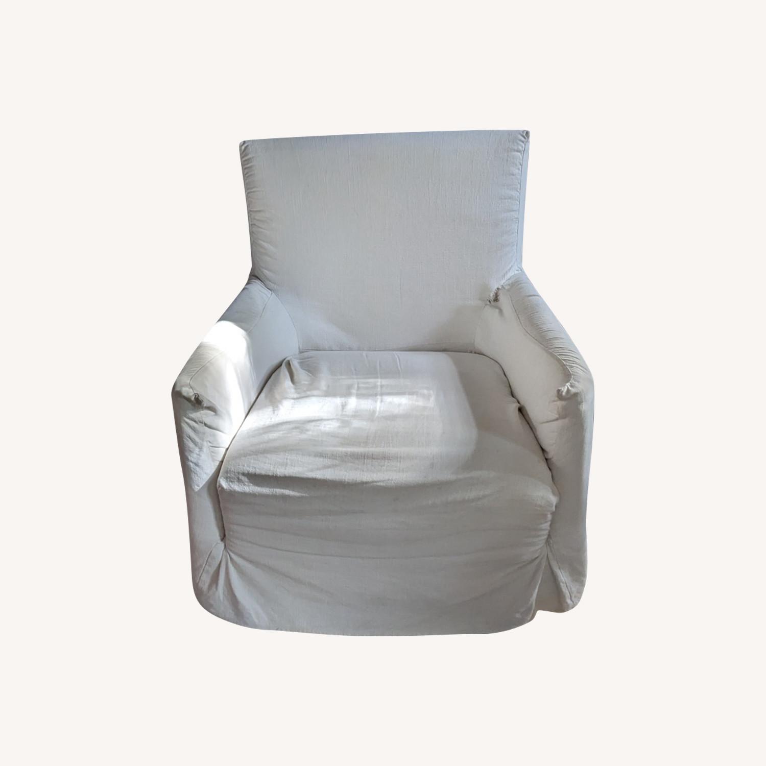 Paola Navone Ghost Slipcovered Armchair - image-0