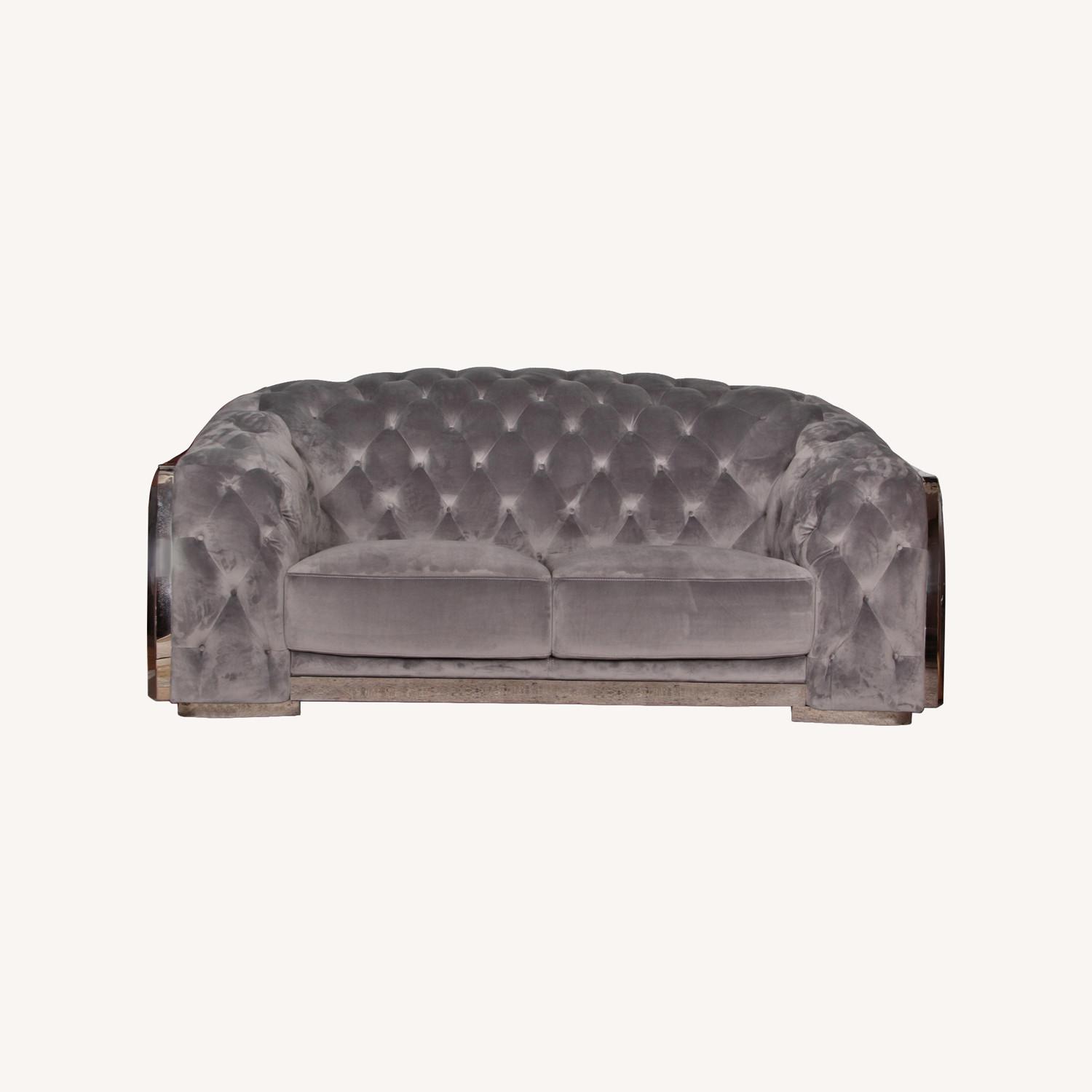 Massimo Vignelli Loveseat by Roberto Grassie - image-0