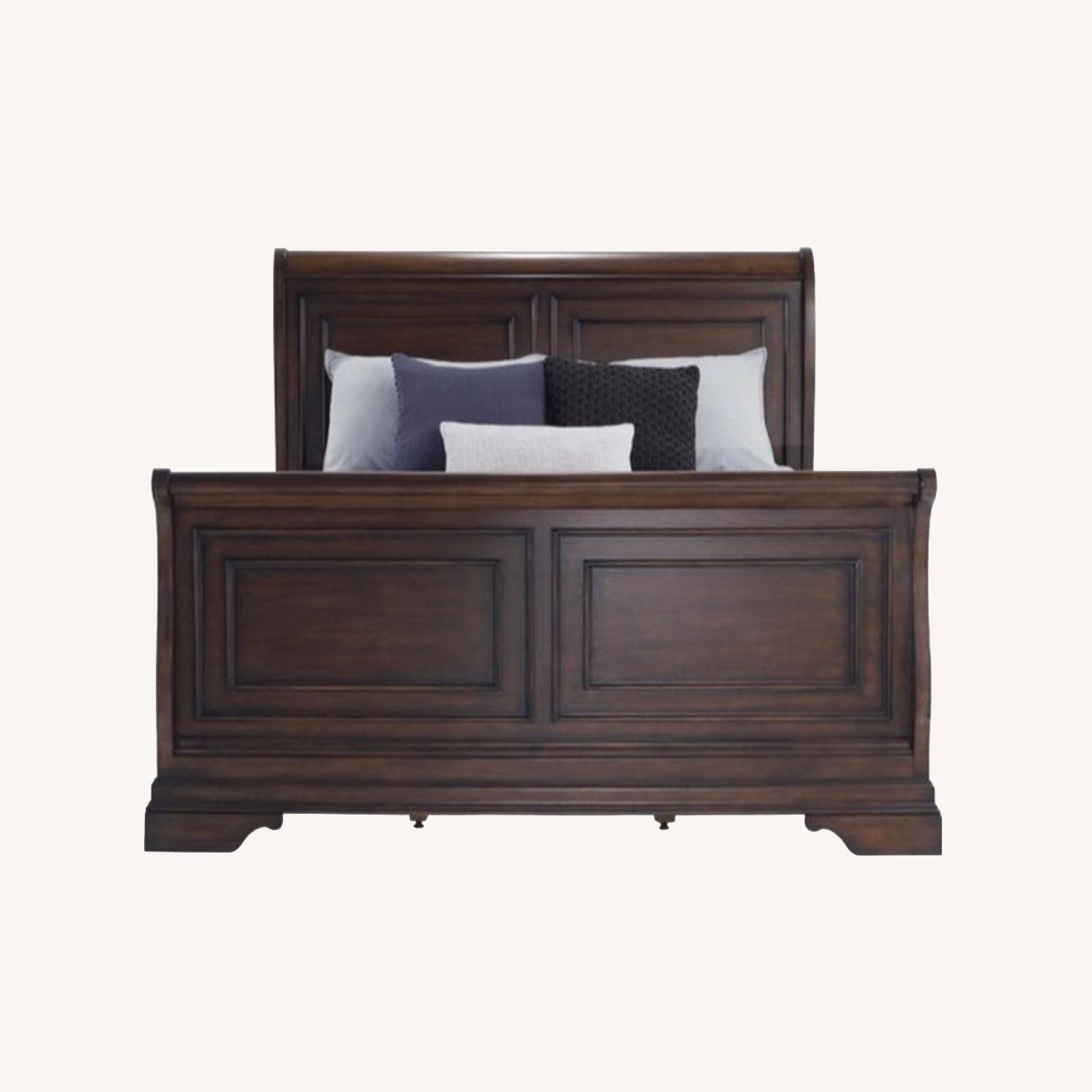 Louie Collection Queen Cherry Bed AptDeco