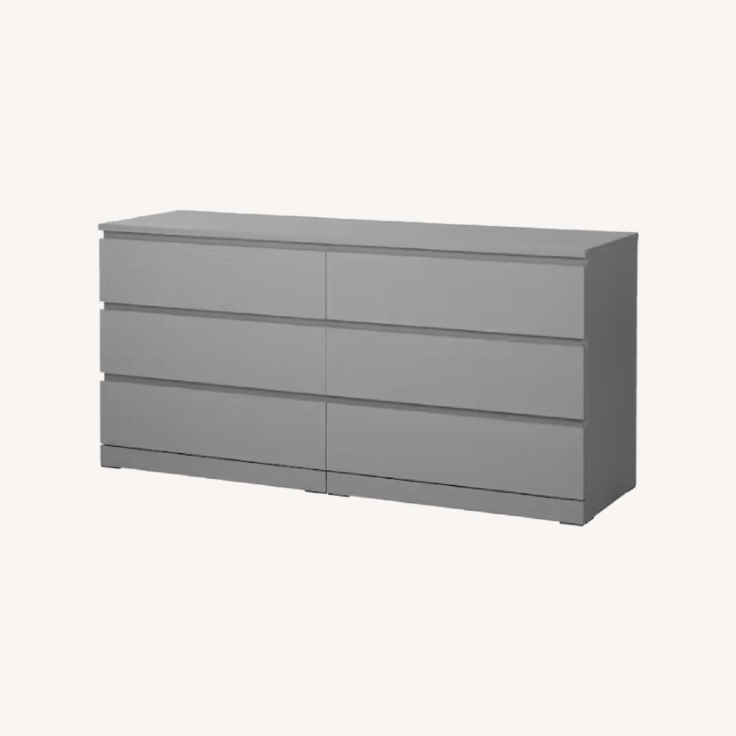 IKEA Wide Six Drawer Dresser - image-0