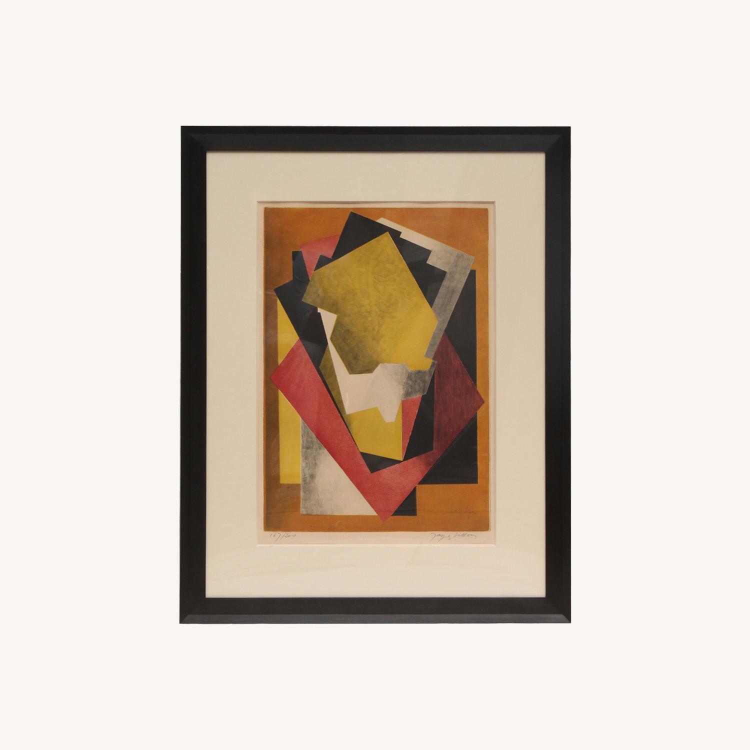 Jacques Villon Cubist Composition Aquatint Etching - image-0