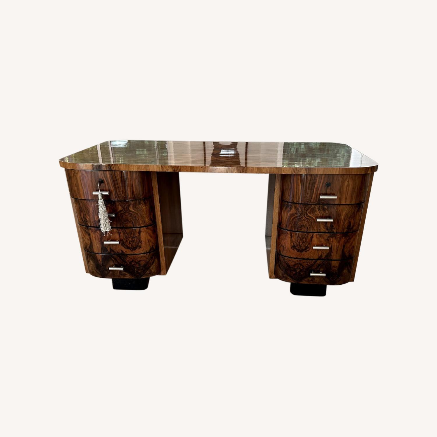 Art Deco Desk 1930s - image-0