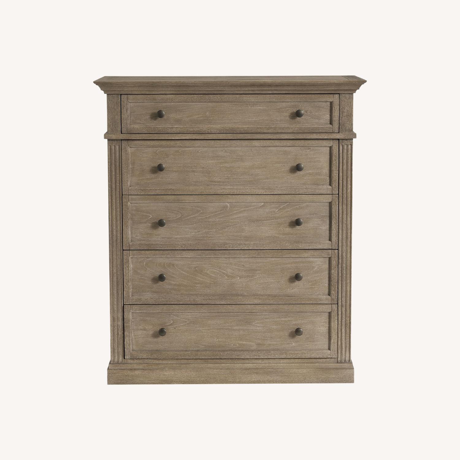 Pottery Barn Livingston 5Drawer Tall Dresser AptDeco