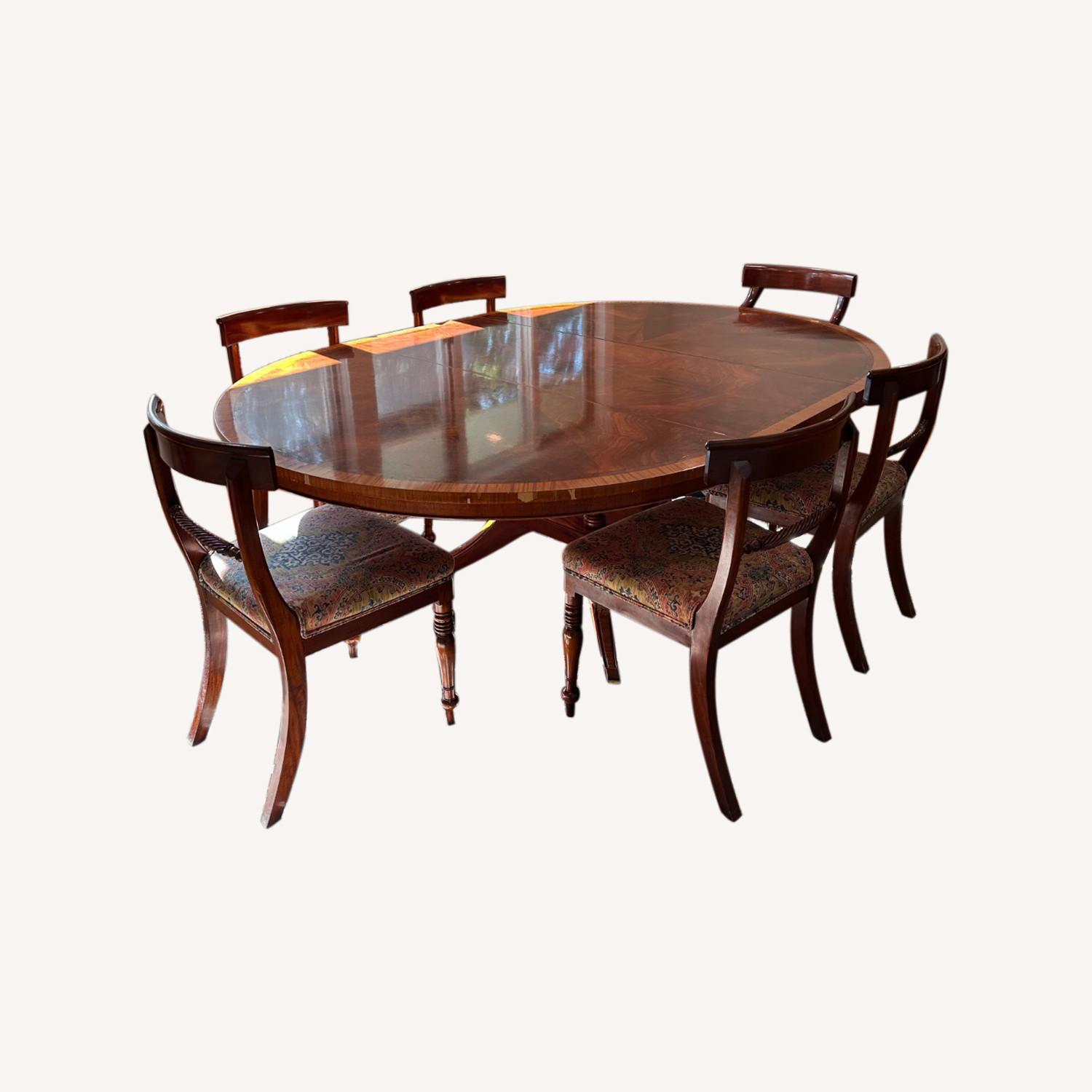 Mill House Antique Dining Table & Chairs - image-0