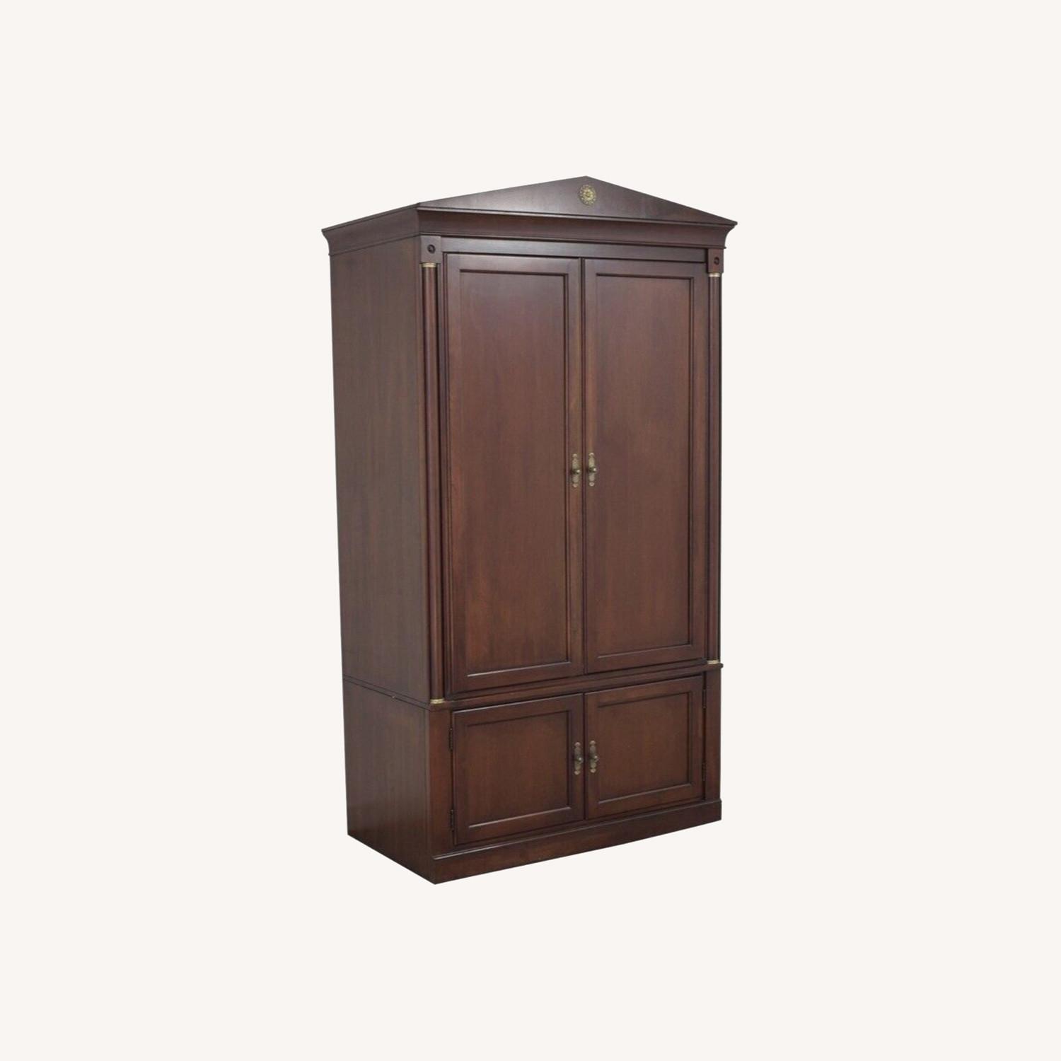 Ethan Allen Medallion Media Cabinet - image-0