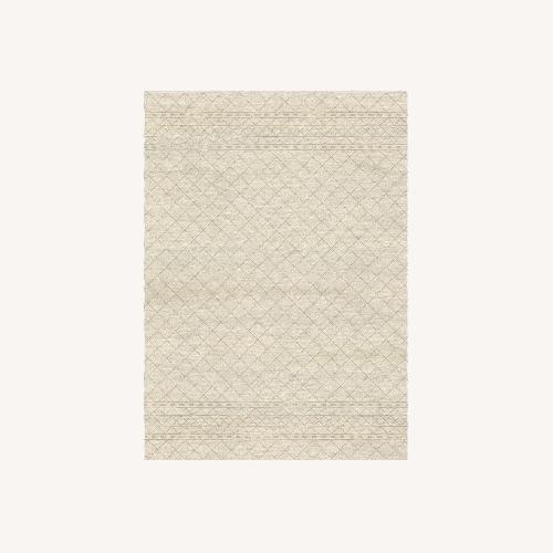 West Elm Entwine Rug, 8x10, White AptDeco