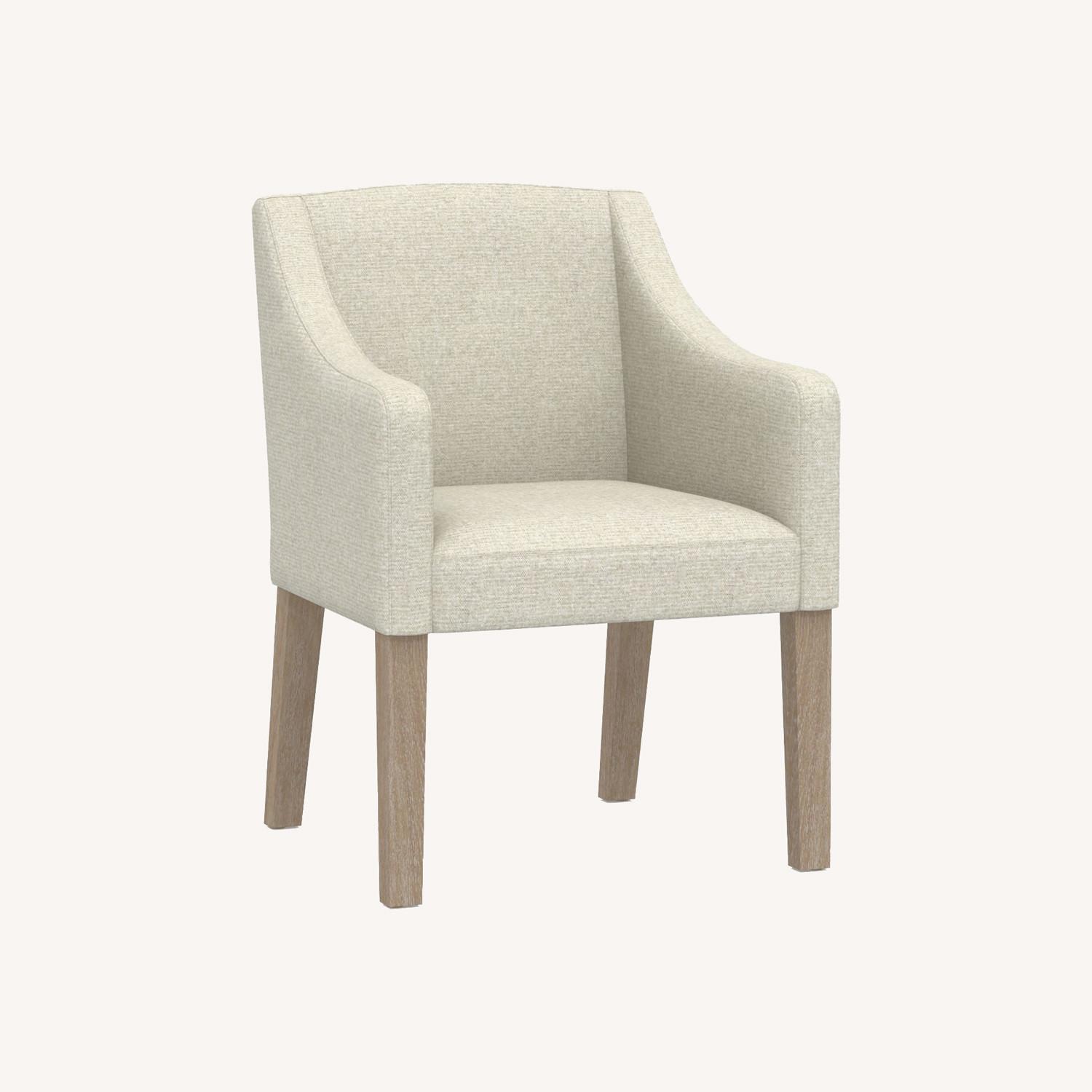 Pottery Barn Classic Slope Dining Armchair - image-0