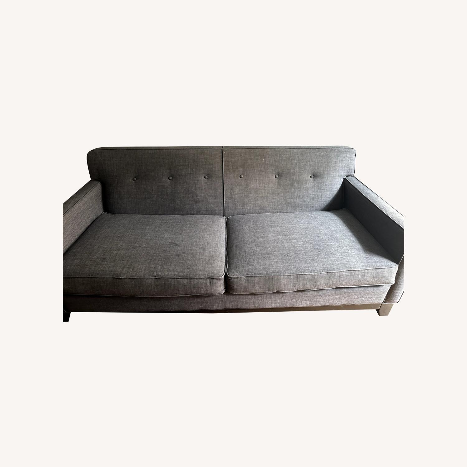 Levitz Furniture Gray 2-seater Sofa - image-0