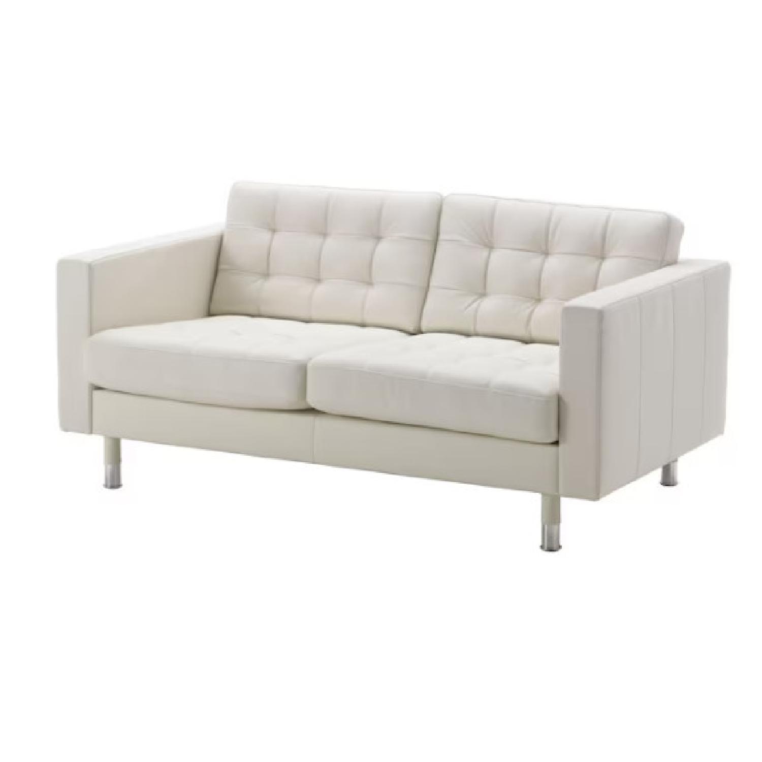 IKEA Morabo Loveseat, Grann/Bomstad White/metal - image-4