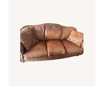Elephant Leather Sofa - AptDeco