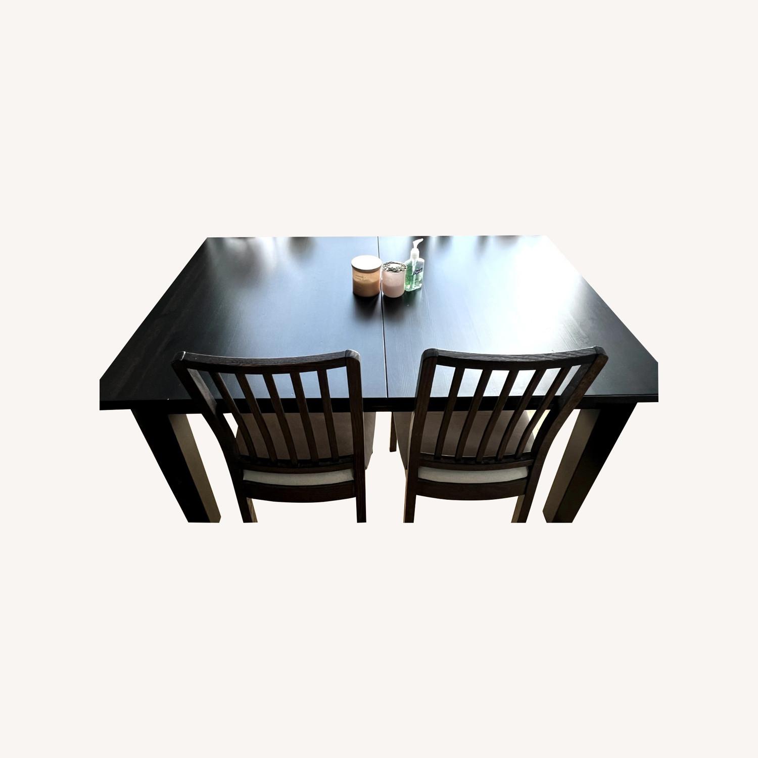 IKEA Extendable Dining Table With Chairs - image-0