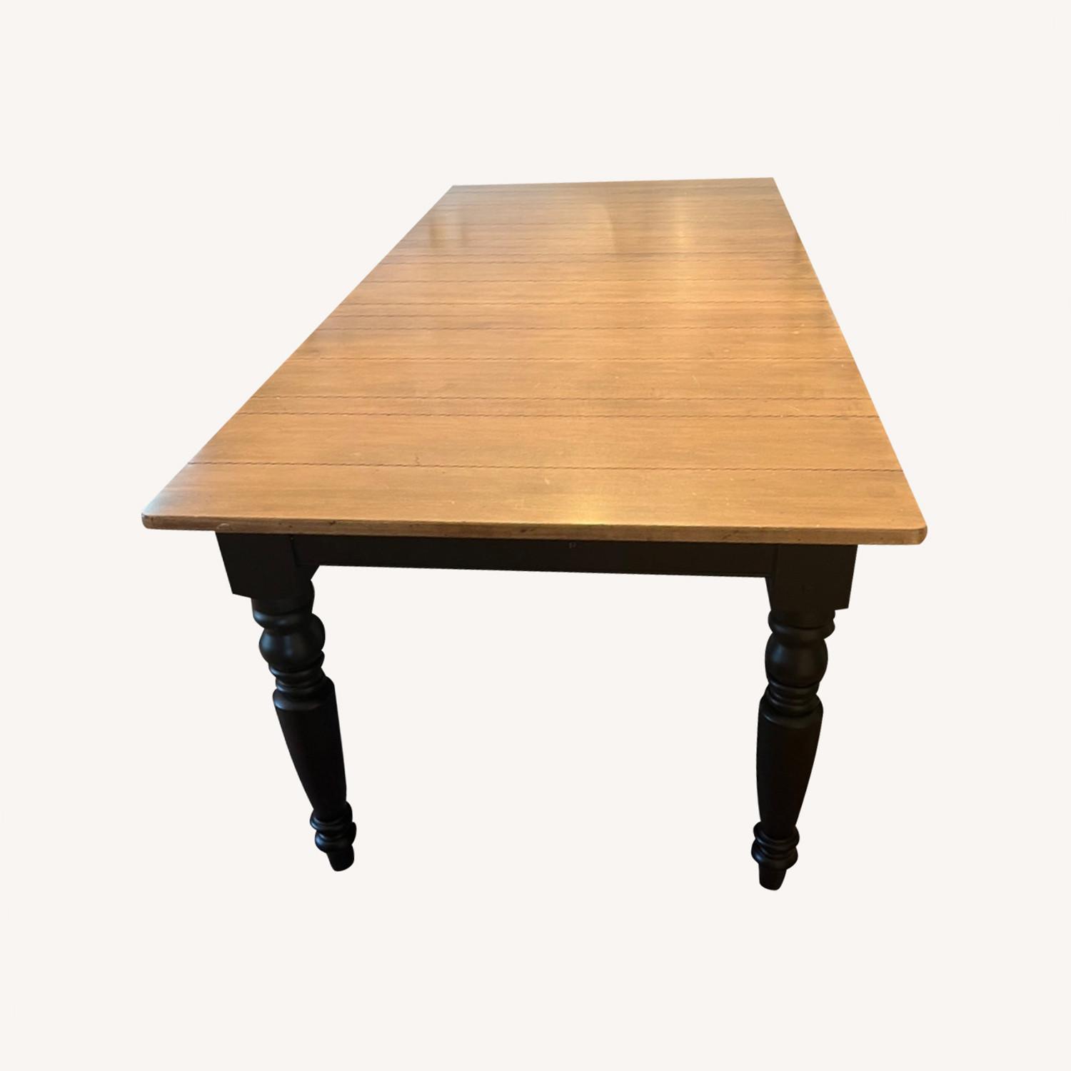 Ethan Allen Miller Extendable Farmhouse Table - image-0