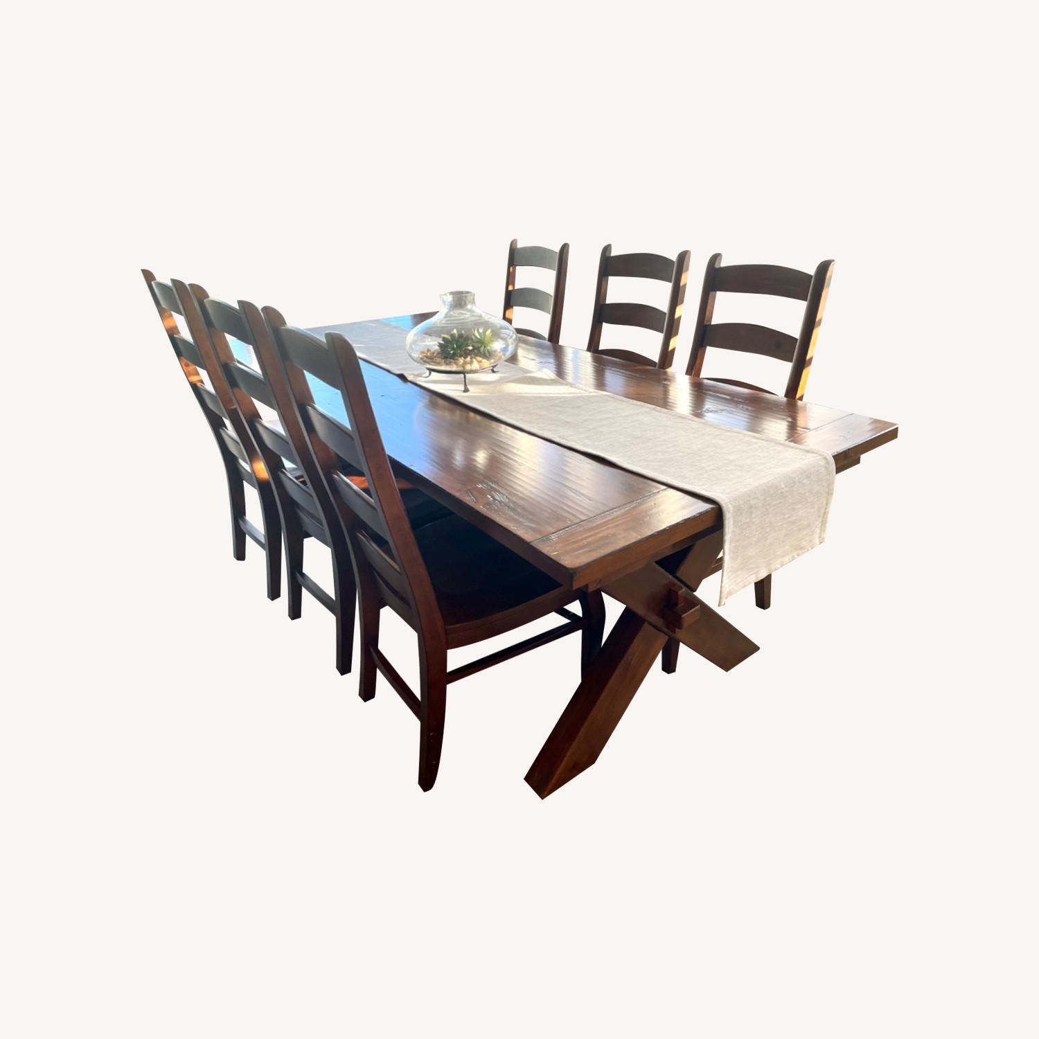 Pottery Barn Toscana Extending Table and Chairs - image-0