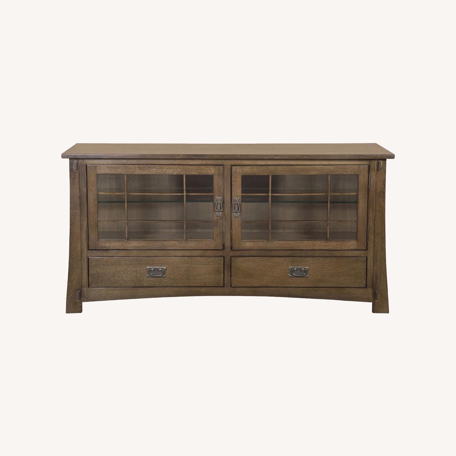 Mission Quarter Sawn Oak 60" Tv Stand AptDeco