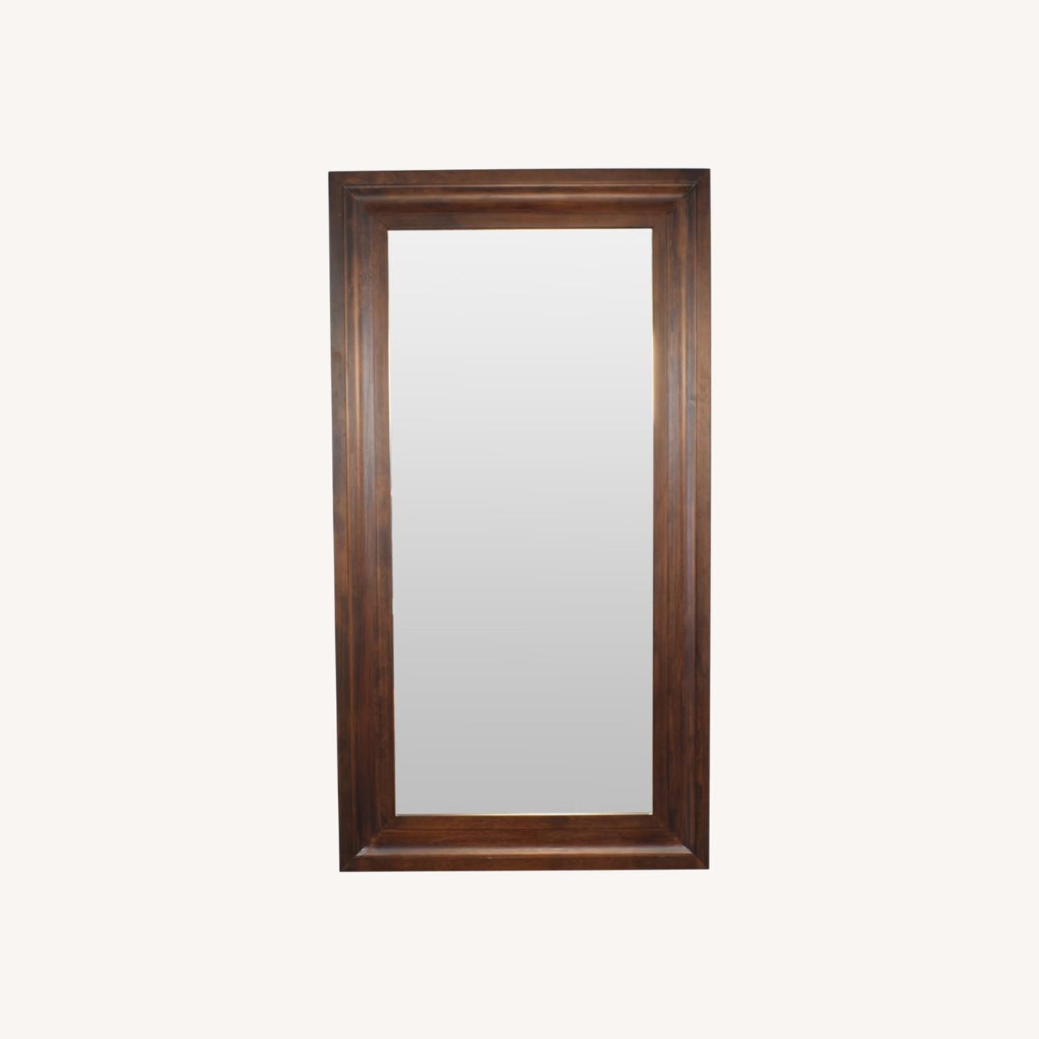 Crate and Barrel Beverly Floor Leaner Mirror AptDeco