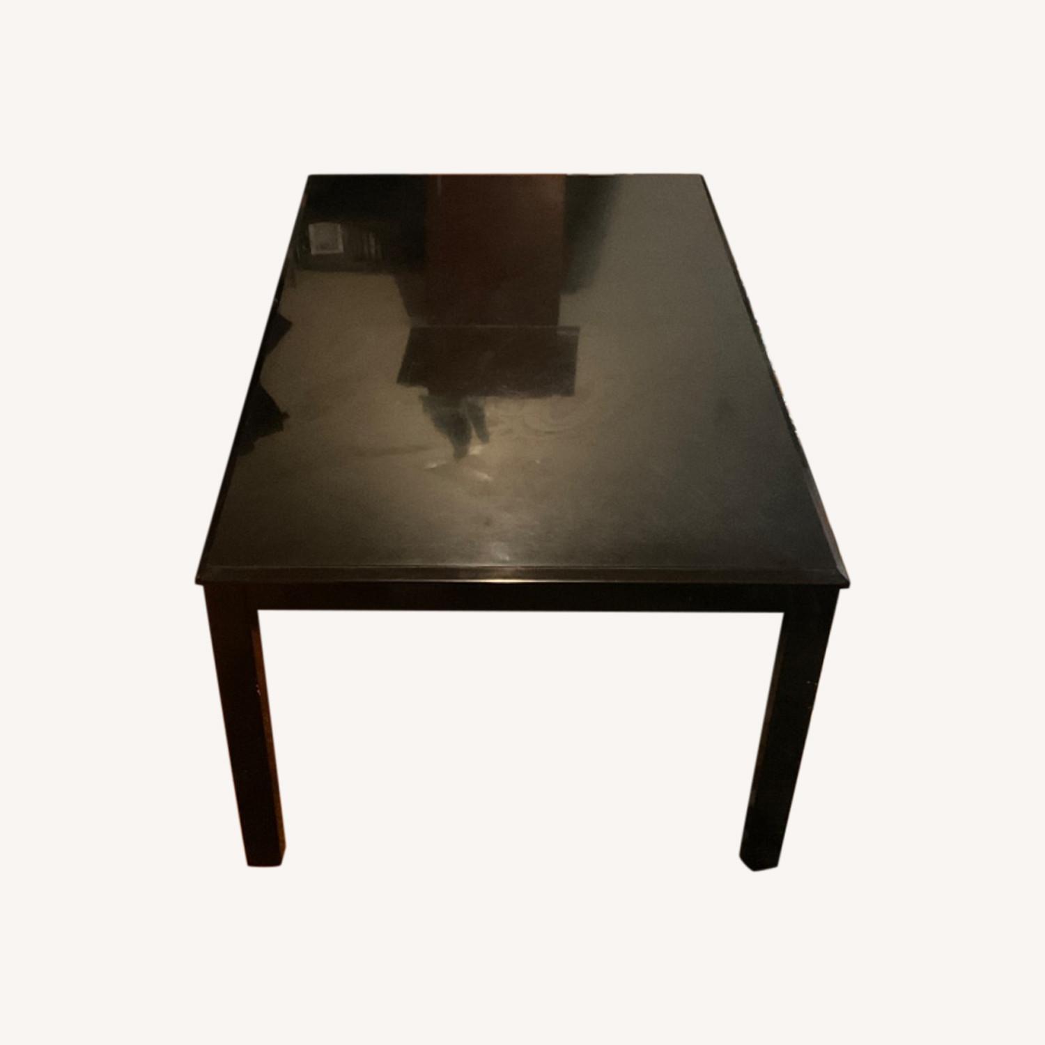 Black Medium Sized Dining Table - image-0