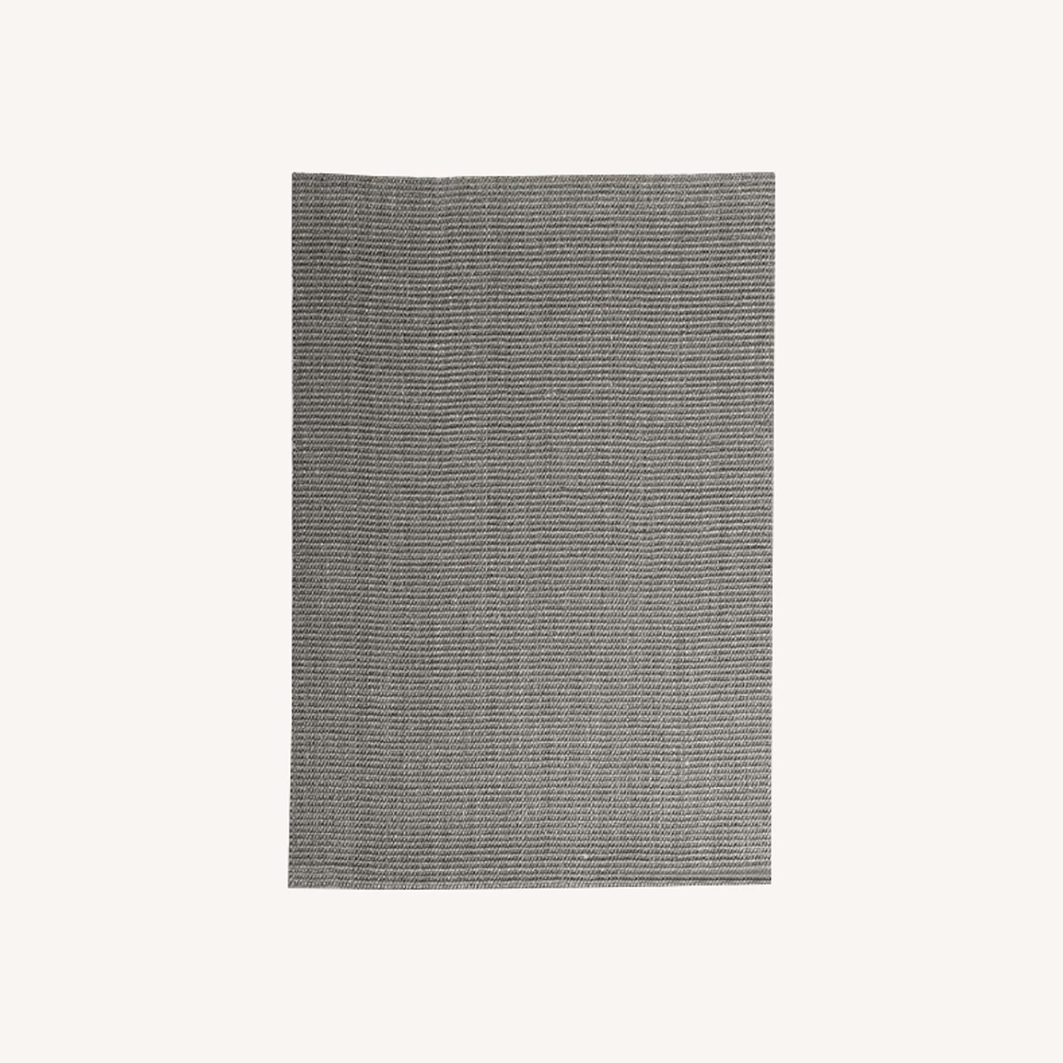 Crate & Barrel Sisal Grey Rug 8x10 AptDeco