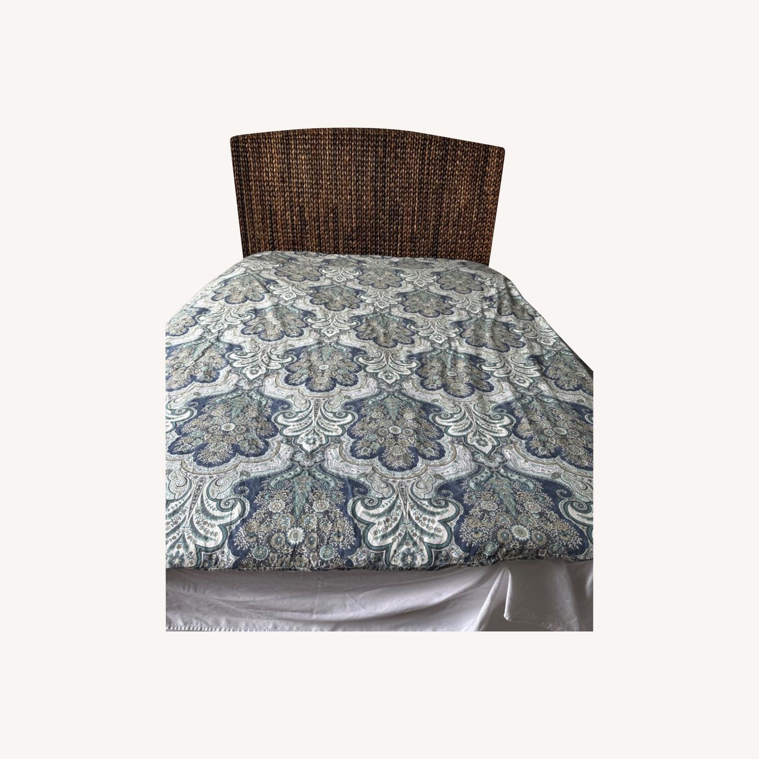 Pottery Barn Seagrass Queen Headboard AptDeco