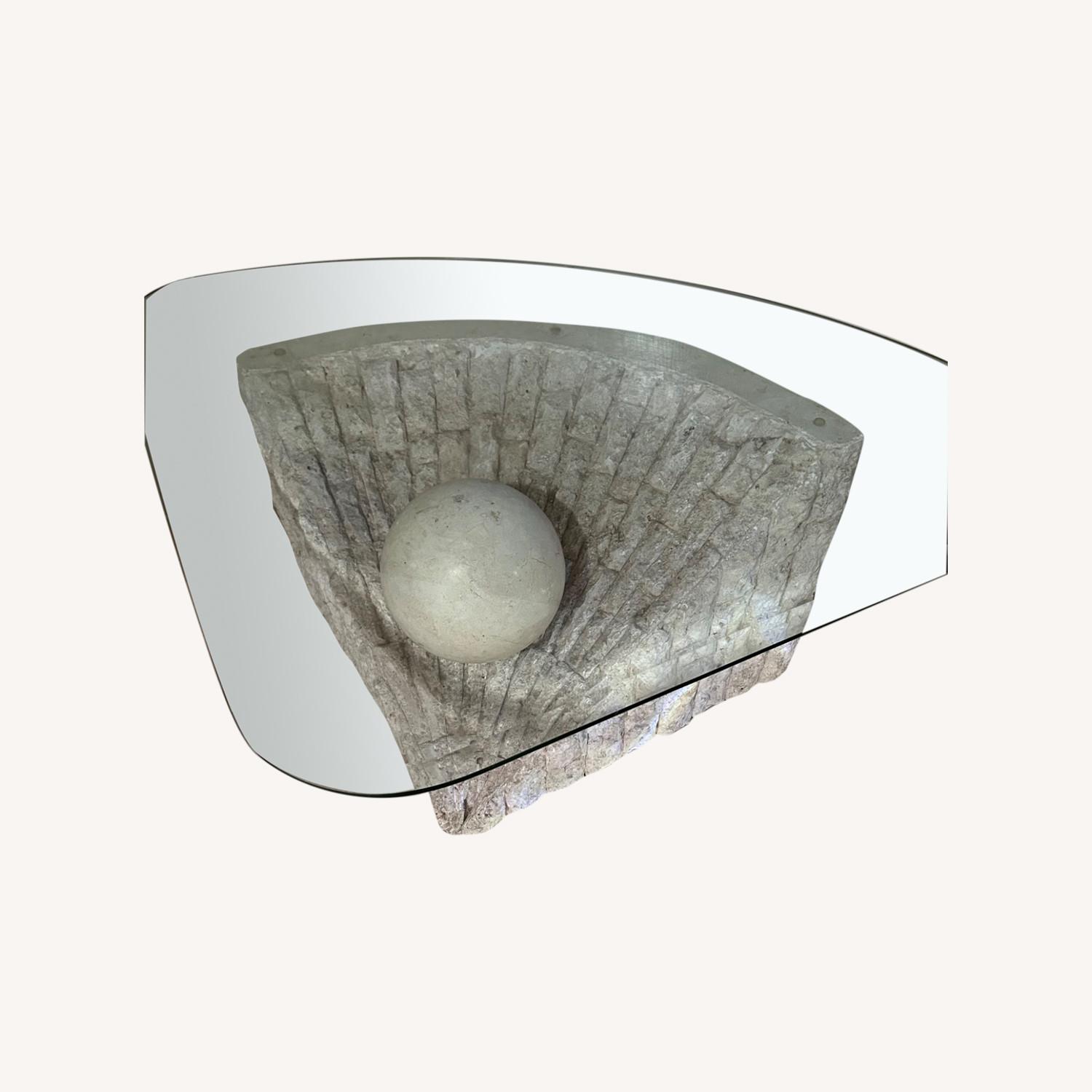 Magnussen Home Mactan Stone Tessellated Coffee Table - image-0