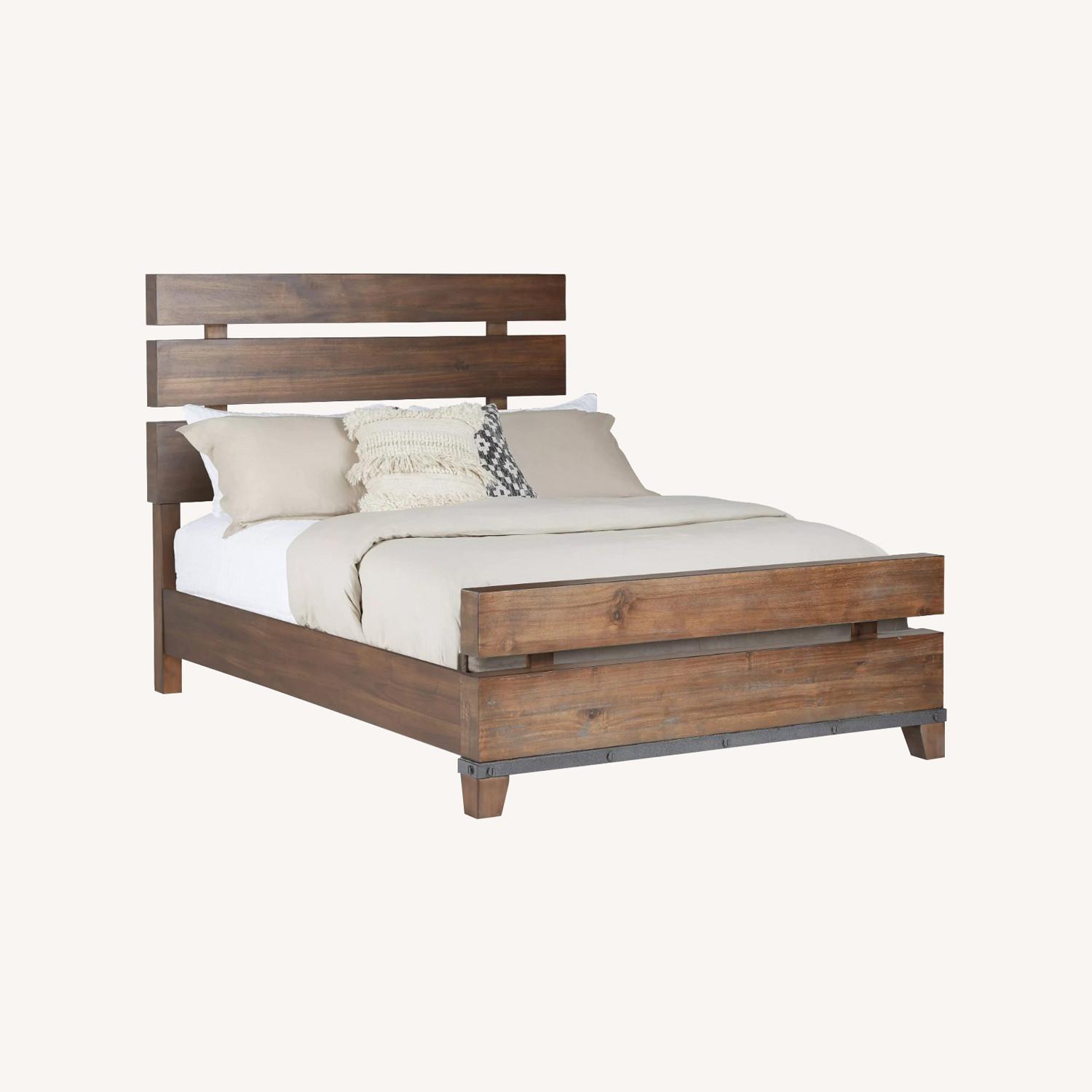 Dark Tone Headboard & Footboard AptDeco