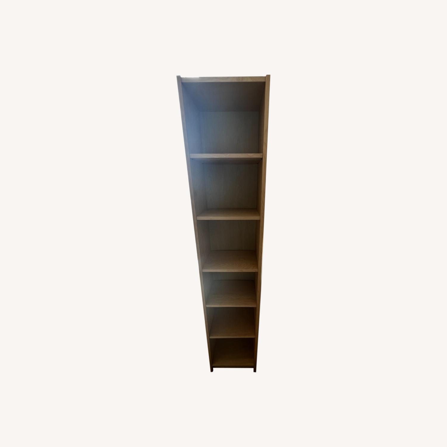 IKEA 6-Tier Narrow Wooden Bookshelf - image-0