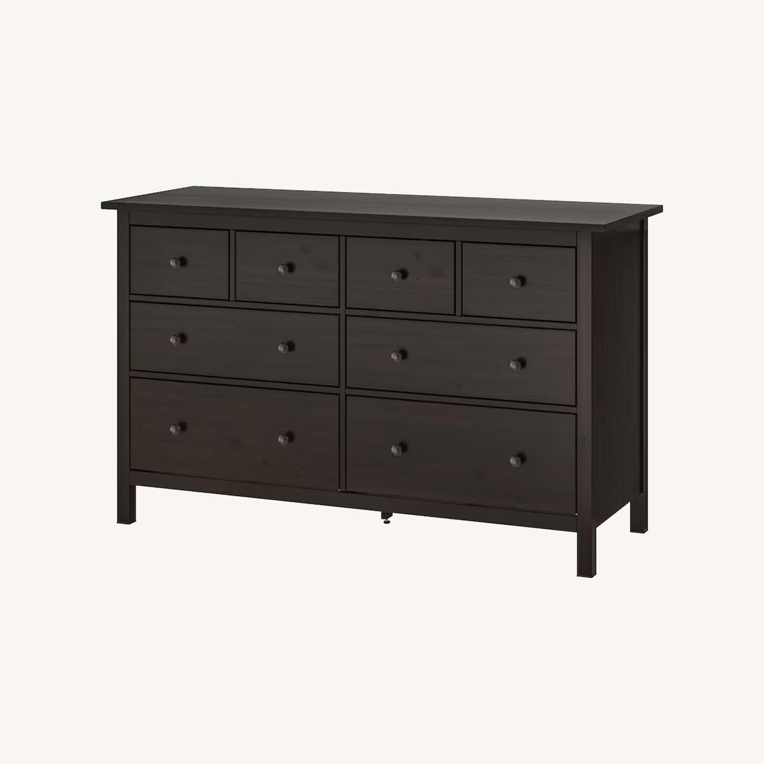 IKEA Black/Brown 8drawer Dresser AptDeco