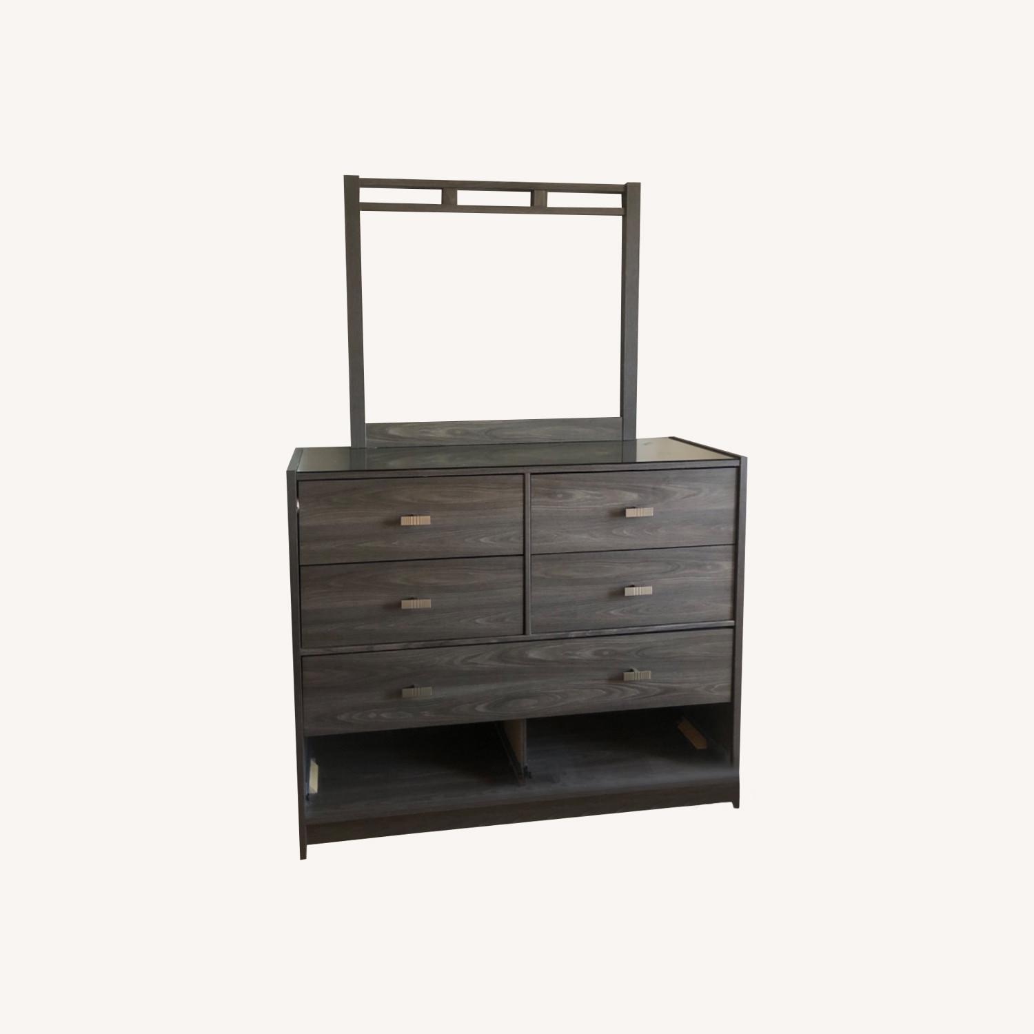 Bob's Discount Furniture Soho Dresser with Mirror - image-0