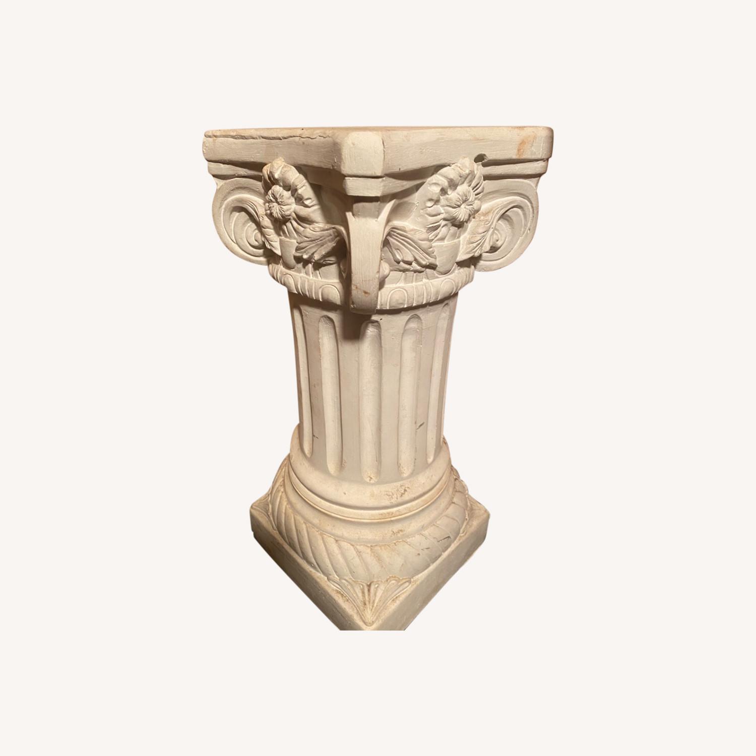 Small Ancient Greek Fluted Pedestal Column - image-0