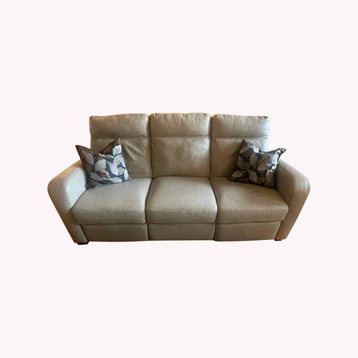 Raymour & Flanagan Power Reclining Sofa - image-0