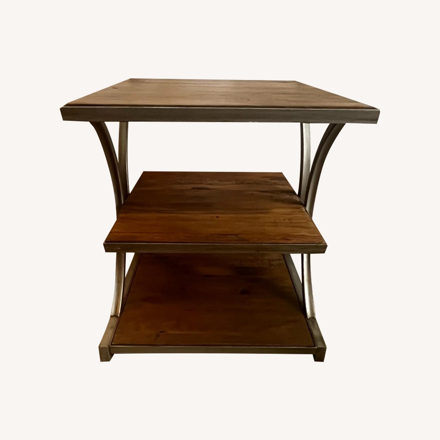 Belham Living Edison Reclaimed Wood Side Table - image-0