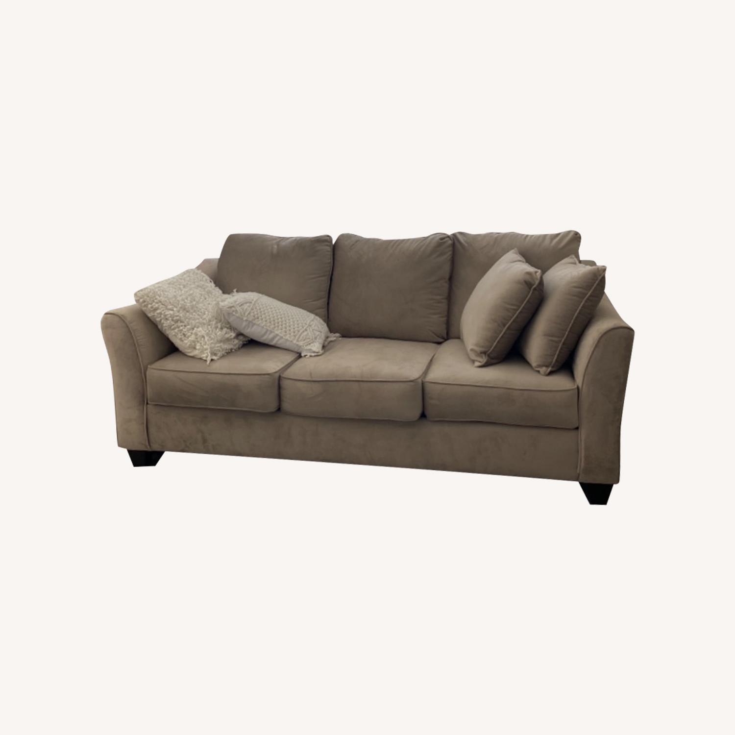 Beige 3 Seater Sofa - image-0