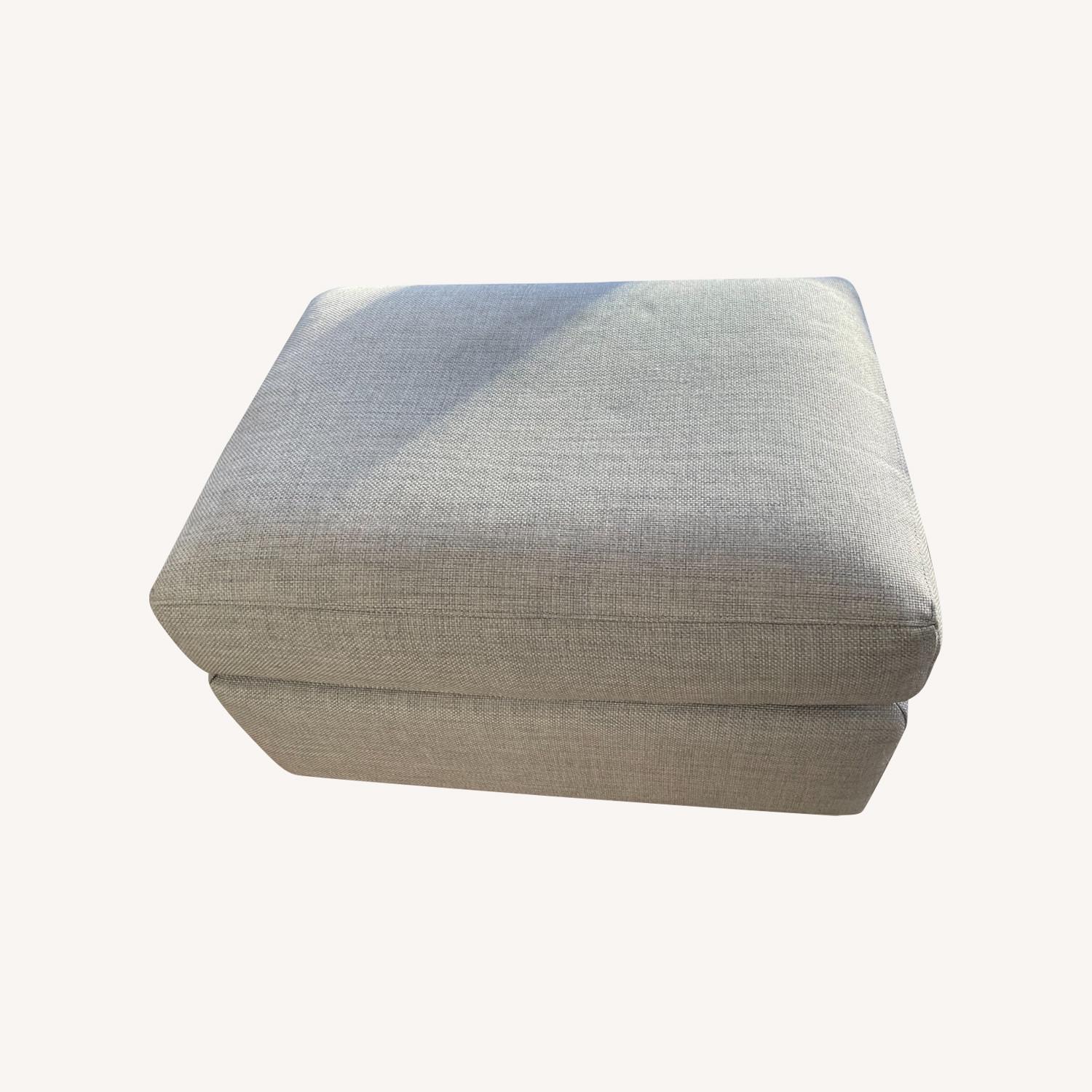 Crate & Barrel Barrett II Ottoman AptDeco