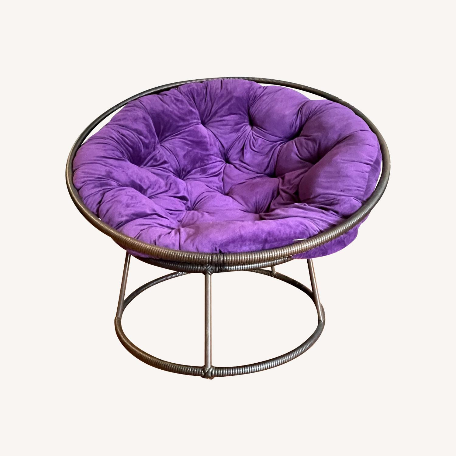 Pier 1 Papasan Chair AptDeco